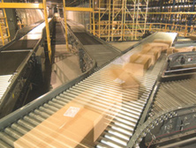 High Speed Powered Roller Merge Conveyor